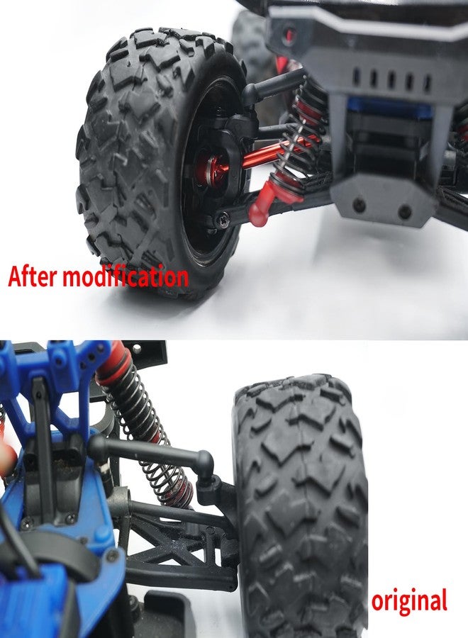 JGGZONE مجموعة عمود الدفع الأمامي والخلفي المصنوع من الألومنيوم من JGGZONE RC لسيارة Tra-xxas LaTrax 1/18 Teton Desert Prerunner SST - بديل للجزء رقم 7650 (أزرق) - Image 5